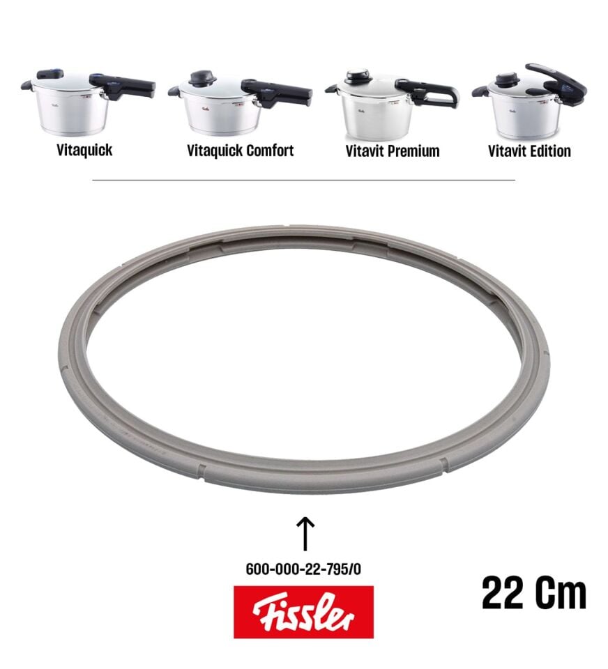 Fissler Kapak Lastik Yeni Model 22 cm